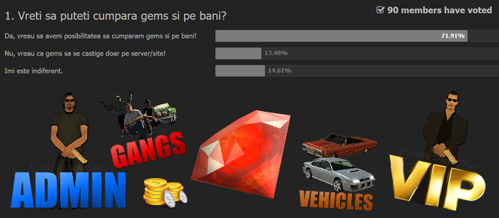 Informatii Donatii pentru Gems!